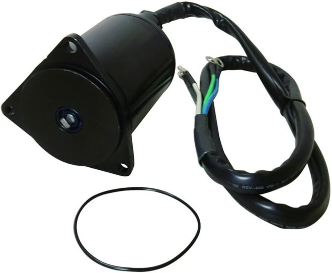 Tilt Trim Motor Compatible With 1990-1996 Yamaha 61A-43880-01 61A-43880-01-00 61A-43880-02 61A-43880-02-00 V6 Outboard 225-250HP 4 Wire