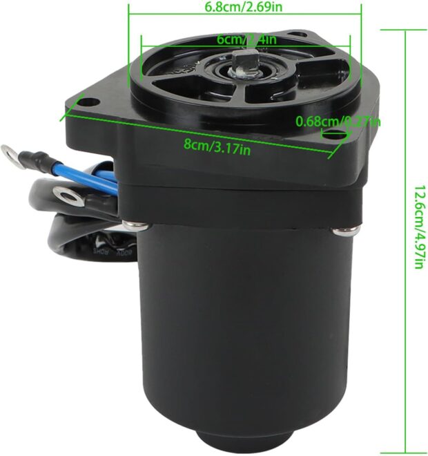 63P-43880-11-00 Trim Tilt Motor Replacement For Yamaha Outboard 4T 150HP F150 63P-43880-10-00 - 图片 6