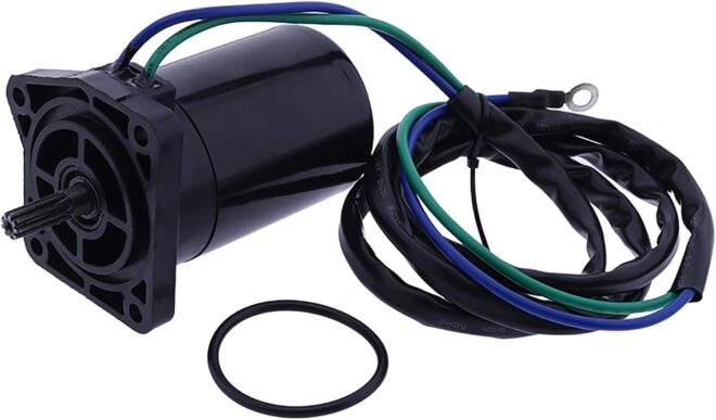 Tilt Trim Motor 65W-43880-10-00 67C-43880-01-00 Compatible for Yamaha Outboard Mariner 25HP 30HP 40HP F20 F25 F30 F40 F45 Replacement - 图片 5