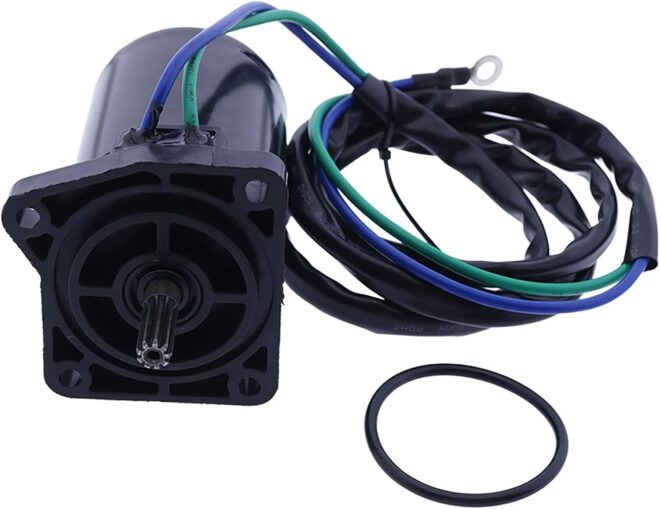 Tilt Trim Motor 65W-43880-10-00 67C-43880-01-00 Compatible for Yamaha Outboard Mariner 25HP 30HP 40HP F20 F25 F30 F40 F45 Replacement