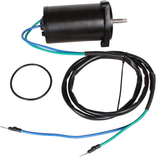 Outboard Engine 6C5-43880-00 6C5-43880-01 TRM0083 10860N Tilt Trim Motor for Yamaha 40HP 50HP 60HP F50TLR F60TJR F60TLR T50TLR T60TLR Boat Motor, API PT625NM Model KVTR-10423, fit Sierra 18-6836