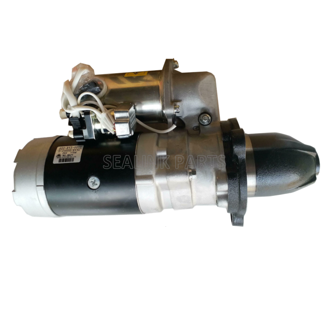 Starter fit Komatsu PC2000 SAA12V140D SAA6D170B 600-813-9911 6008139911 600-813-9910 0-23000-8530 11kW 24V 11T - 图片 3
