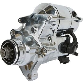 NEW BLACK 12V Motorcycle Starter for HarleyDavidson 31619-06 31619-06A 428000-3490 LESTER 18905