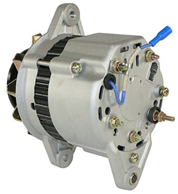 ALTERNATOR FOR YANMAR INDUSTRIAL ENGINE 2T72HL LR135-91 124080-77201 - 图片 2