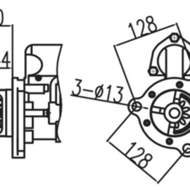 STARTER MOTOR FOR WA600-6 D375A-6 PC1250-8 600-813-9511 6008139511 6008139512