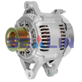 13824 Alternator Fit for Dodge for Dakota 1999-2000, for Dodge for Durango 1999-2000 12V 136A High Output Alternator CW 7-Groove Pulley, Replace# 13824 AND0129 113364 05104763AA 5104763AA